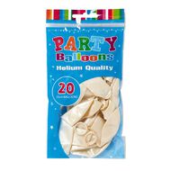 Artwrap Helium Balloons White Pearl 25cm 20 Pack