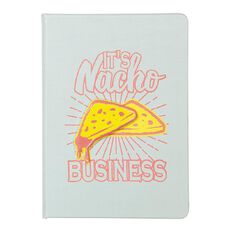 Uniti Fun & Funky Q1 Pu Hardcover Notebook Its Nacho Business A5