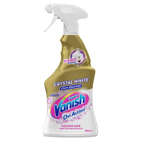 Vanish Preen Oxi Action Gold Stain Remover Ultra Power Spray White 450ml