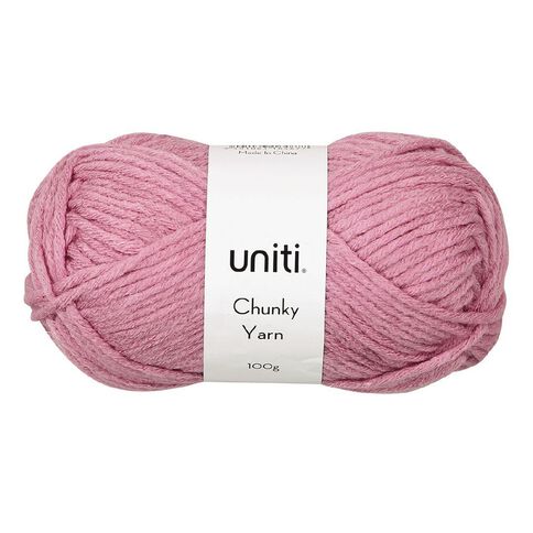 Uniti Chunky Yarn Rose 100g