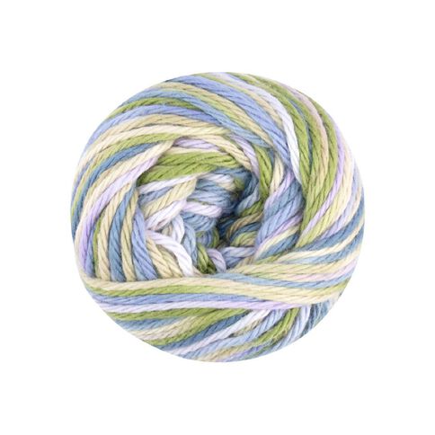Birch Cotton Print 4Ply Worsted 100% Cotton 65G Botanic Haze