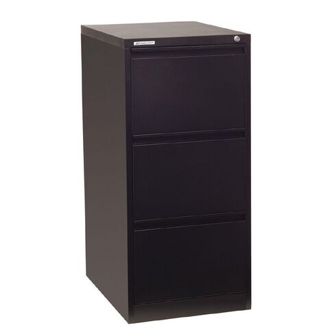 Precision Classic Filing Cabinet 3 Drawer Matt Black