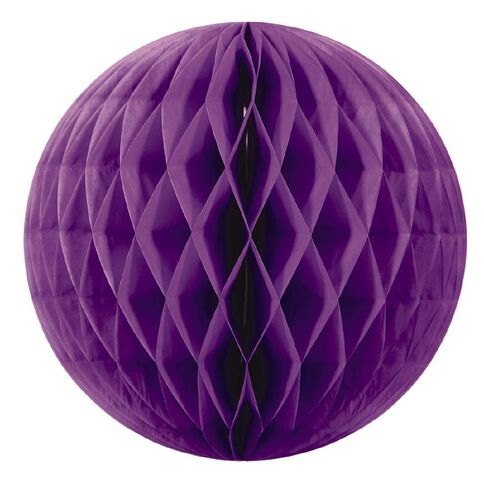 Party Inc Honeycomb Lantern Purple 30cm