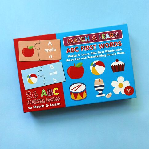 ABC First Words Match & Learn Boxset 30 60 Piece