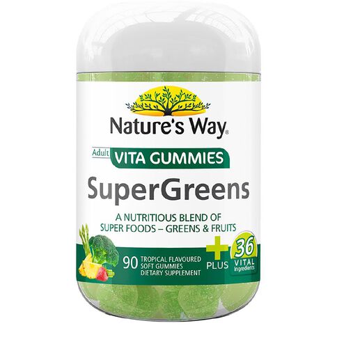 Nature's Way Adult Vita Gummies Greens 90s
