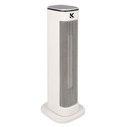 Kensington Digital Ceramic Tower Heater 60cm White