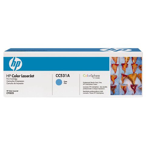 HP Toner CC531A Cyan (2800 Pages)