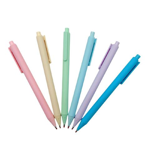 Uniti Retractable Gel Pen Pastel 6 Pack