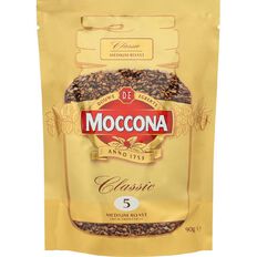 Moccona Classic Medium Roast Freeze Dried Refill 90g