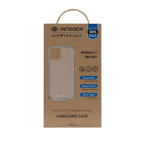 INTOUCH iPhone 13 Pro Vanguard Drop Protection Case Clear