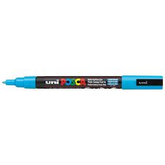 Uni Posca Marker 0.9-1.3mm Fine Blue Light
