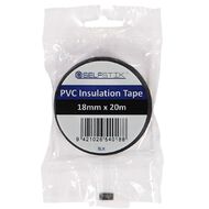 Pomona Insulation Tape PVC Electrical 18mm x 20m Black