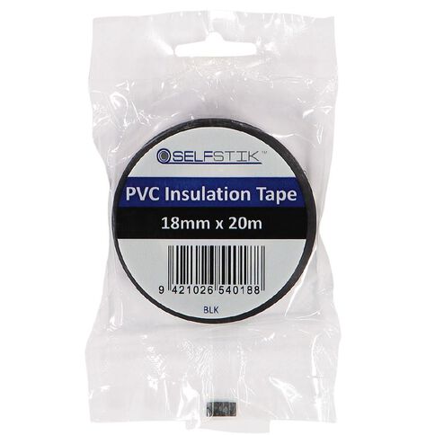 Pomona Insulation Tape PVC Electrical 18mm x 20m Black