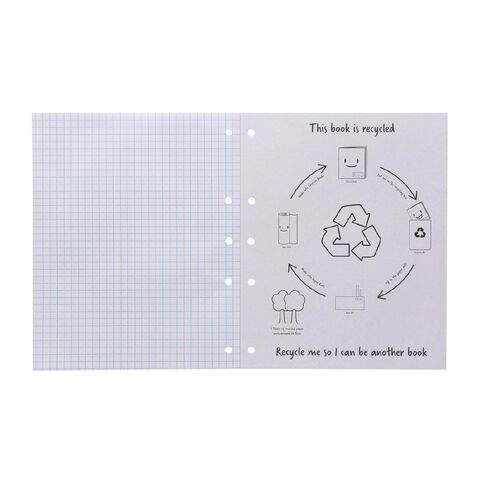 WS Pad Refill 14E5 7mm Quad 40 Leaf Punched Blue Mid