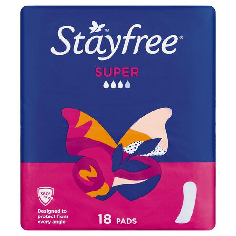 Stayfree Super Pads 18 Pack