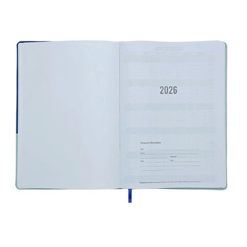 WS 2026 Diary Week To View Wave Multi-Coloured