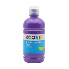 Kookie Super Tempera Paint Purple Mid 500ml