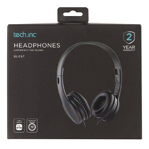 Tech.Inc Blast Headphones Black