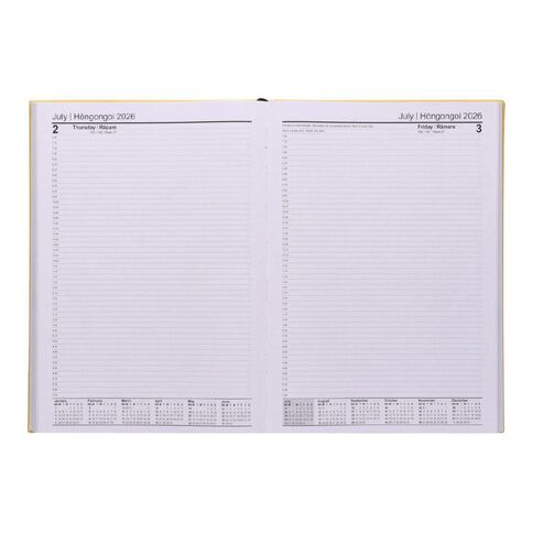 WS Cpop 2026 Diary A4 Day to page Yellow