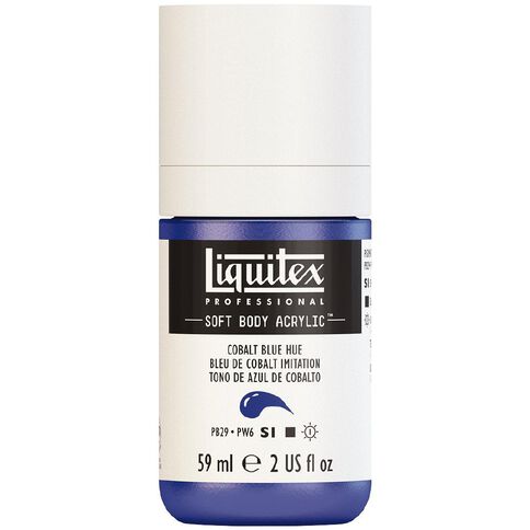 Liquitex Soft Body S1 Acrylic Paint Cobalt Blue Hue