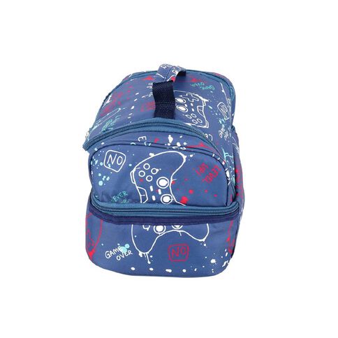 Living & Co Double Decker Lunch Gamer All Over Print Blue