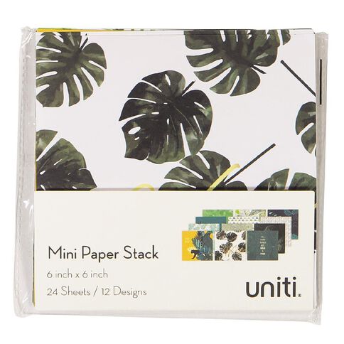 Uniti Wild Designer Paper 6in x 6in 24 Sheets