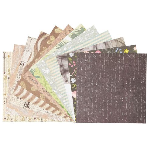 Uniti Neutral Designer Paper Pad 6in x 6in 24 Sheets