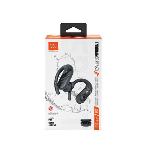 JBL Endurance Peak 3 True Wireless Sports Earbuds Black