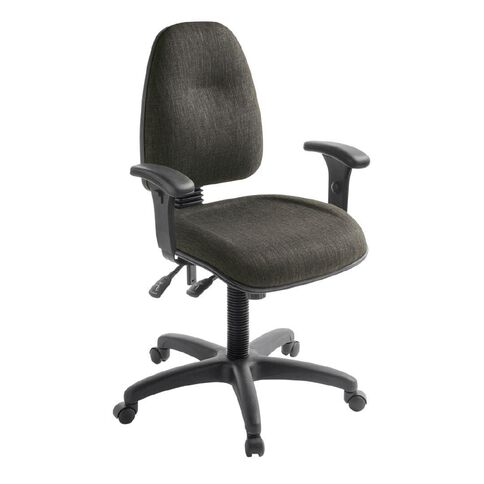 Eden Spectrum Deluxe 3 Highback Ergonomic Chair with Arms Slate