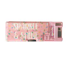 Kookie Bright Pencil Case Popout Sparkle Pink
