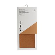 Cricut Joy Smart Label Writeable Paper Kraft Brown 5.5in x 12in 4 Pack
