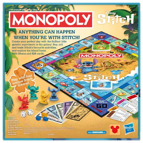 Hasbro Monopoly Stitch Game