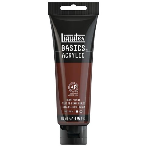 Liquitex Basics Acrylic 118ml Burnt Sienna