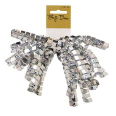 Artwrap Holographic Crinkle Bow Silver