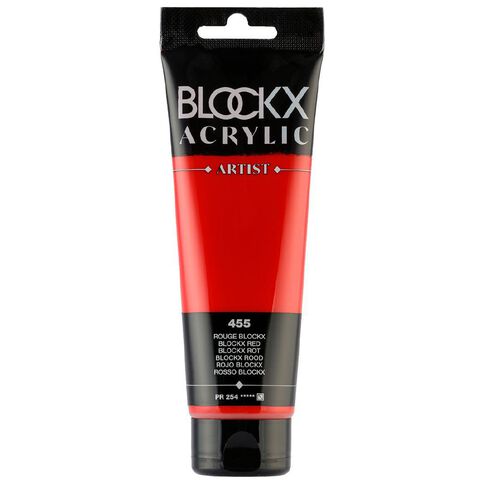 BLOCKX Acrylic Tube 120ml  Red Red