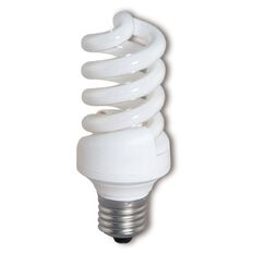Edapt CFL Mini Spiral E27 Light Bulb 23W Warm White