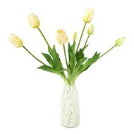 Living & Co Artificial White Tulips Bunch