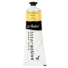 Atelier S1 Acrylic Paint Naples Yellow 80ml
