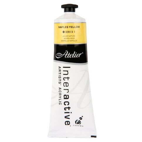 Atelier S1 Acrylic Paint Naples Yellow 80ml