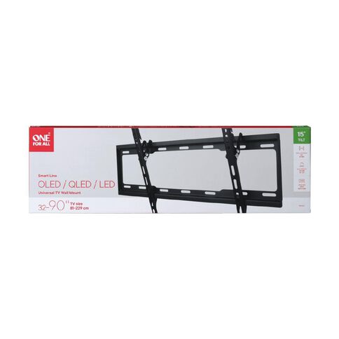 One for All Wall Mount 32-90 inch Tilt 15 Deg 80kg