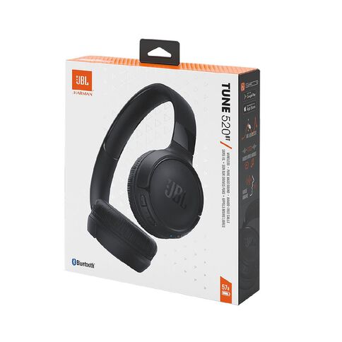 JBL Tune 520BT Wireless On Ear Headphones Black