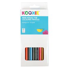 Kookie Te Reo Coloured Pencils Multi-Coloured 24 Pack