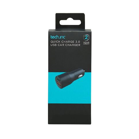 Tech.Inc Quick Charge USB Car Charger