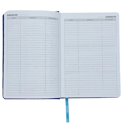Disney Monsters University 2026 Day To Page Diary Blue Dark A5