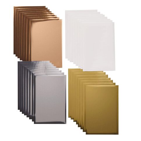 Cricut Transfer Foil Sampler 4 Inch x 6 Inch Metallic Assorted 24 Pack