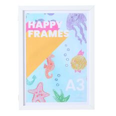 Happy Frames Kids Artwork Frame White A3