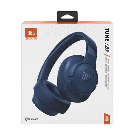 JBL Tune 720BT Wireless Over Ear Headphones Blue