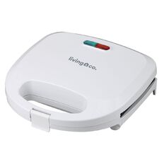 Living & Co Sandwich Maker 2 Slice White