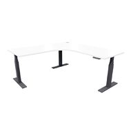 Zealand Electric Height Adjustable Workstation 1800 x 1800 x 700 White