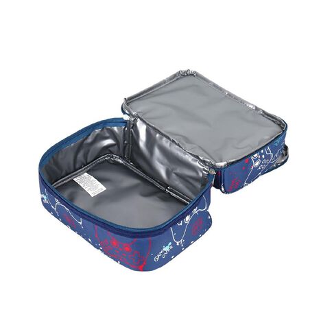 Living & Co Double Decker Lunch Gamer All Over Print Blue